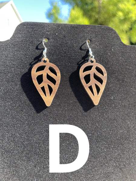 Leaf Earrings - Dangle