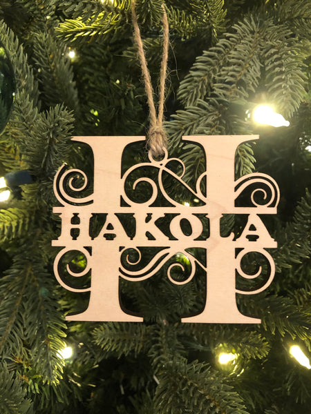 Monogram Ornaments