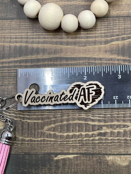 Vaccinated AF Keychain